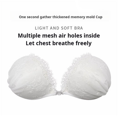 Mango Classic Lace Seamless Adhesive Bra