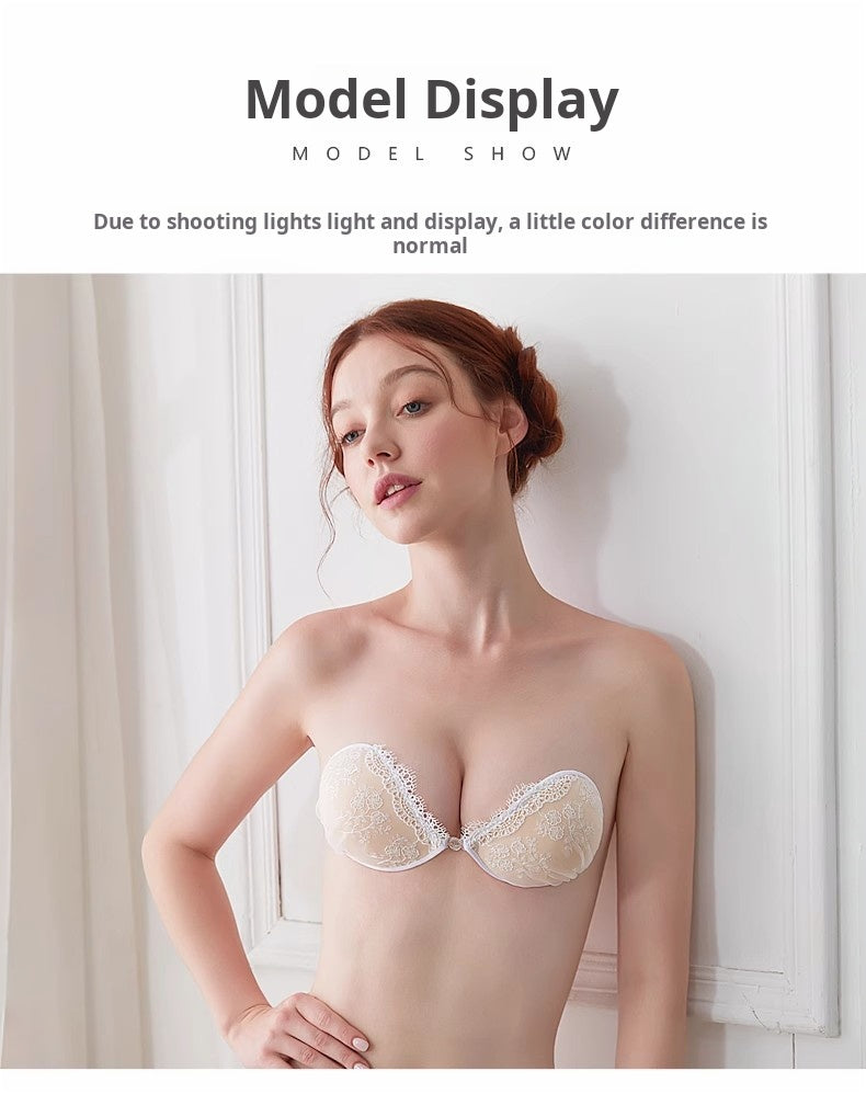 Mango Classic Lace Seamless Adhesive Bra